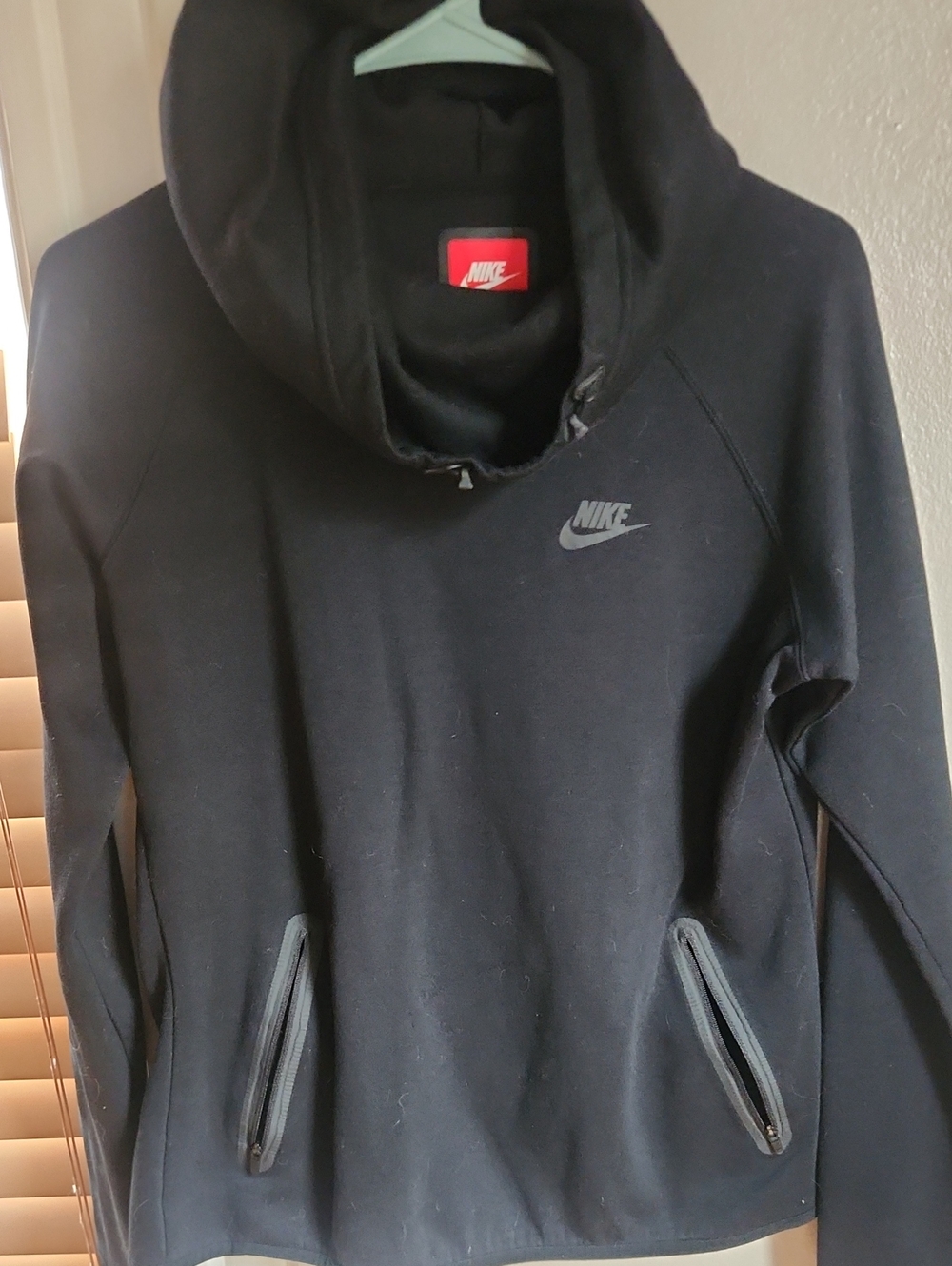 Nike Black Women's Funnel Neck Hoodie